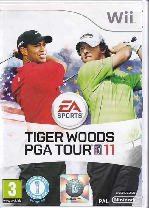 Tiger Woods PGA Tour 11 - Wii (B Grade) (Genbrug)